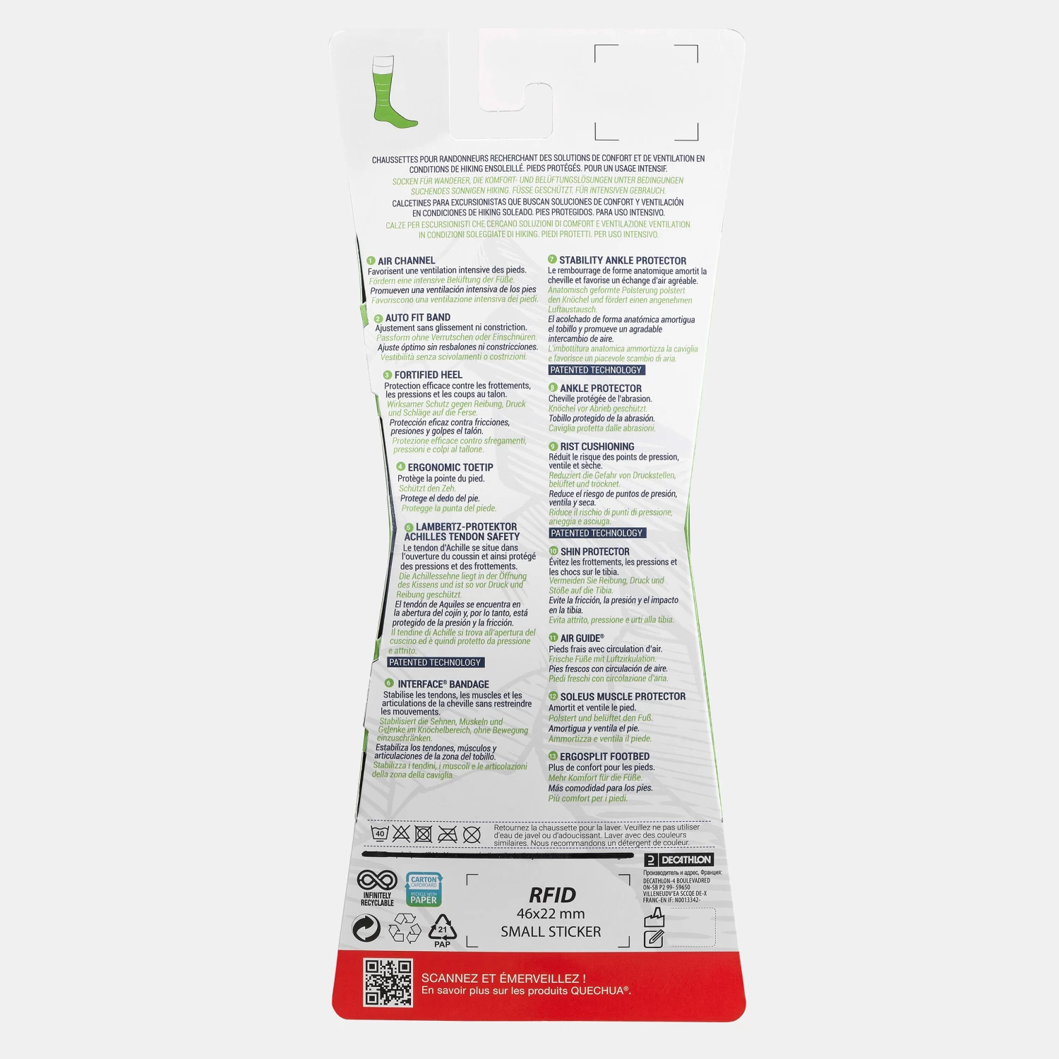 Quechua Trek Altitude Socks 13 Quechua Trek Altitude Socks - Image 13