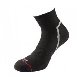 Mens Activ Quarter Socks (Black)