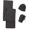 Craghoppers Unisex Adult Hat And Gloves Set (Black Pepper)