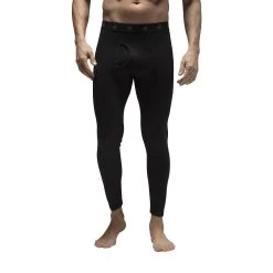 Mens Fleece Lined Long John Thermal Bottoms | Lightweight