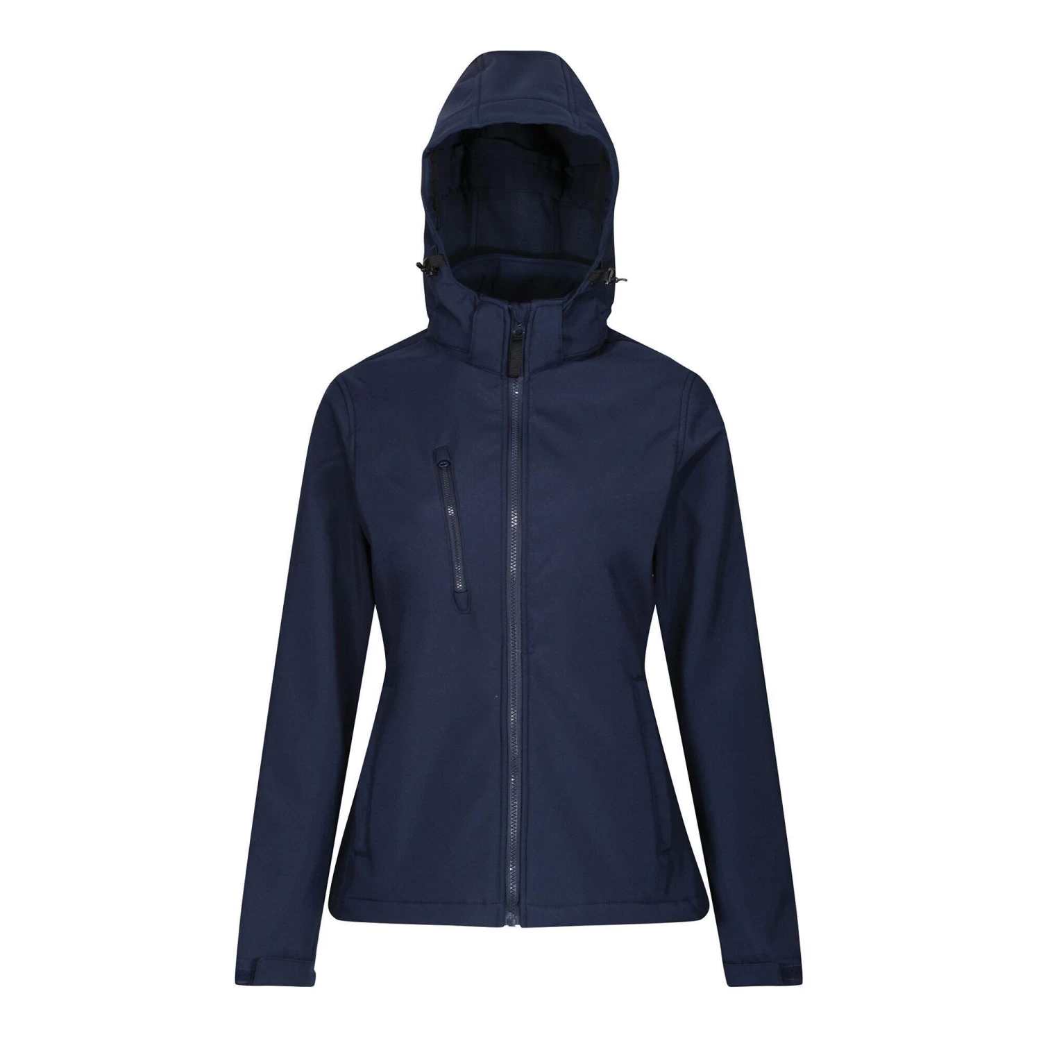 Regatta Womens/Ladies Venturer 3 Layer Membrane Soft Shell Jacket (French Blue/Navy) 11 Regatta Womens/Ladies Venturer 3 Layer Membrane Soft Shell Jacket (French Blue/Navy) - Image 11
