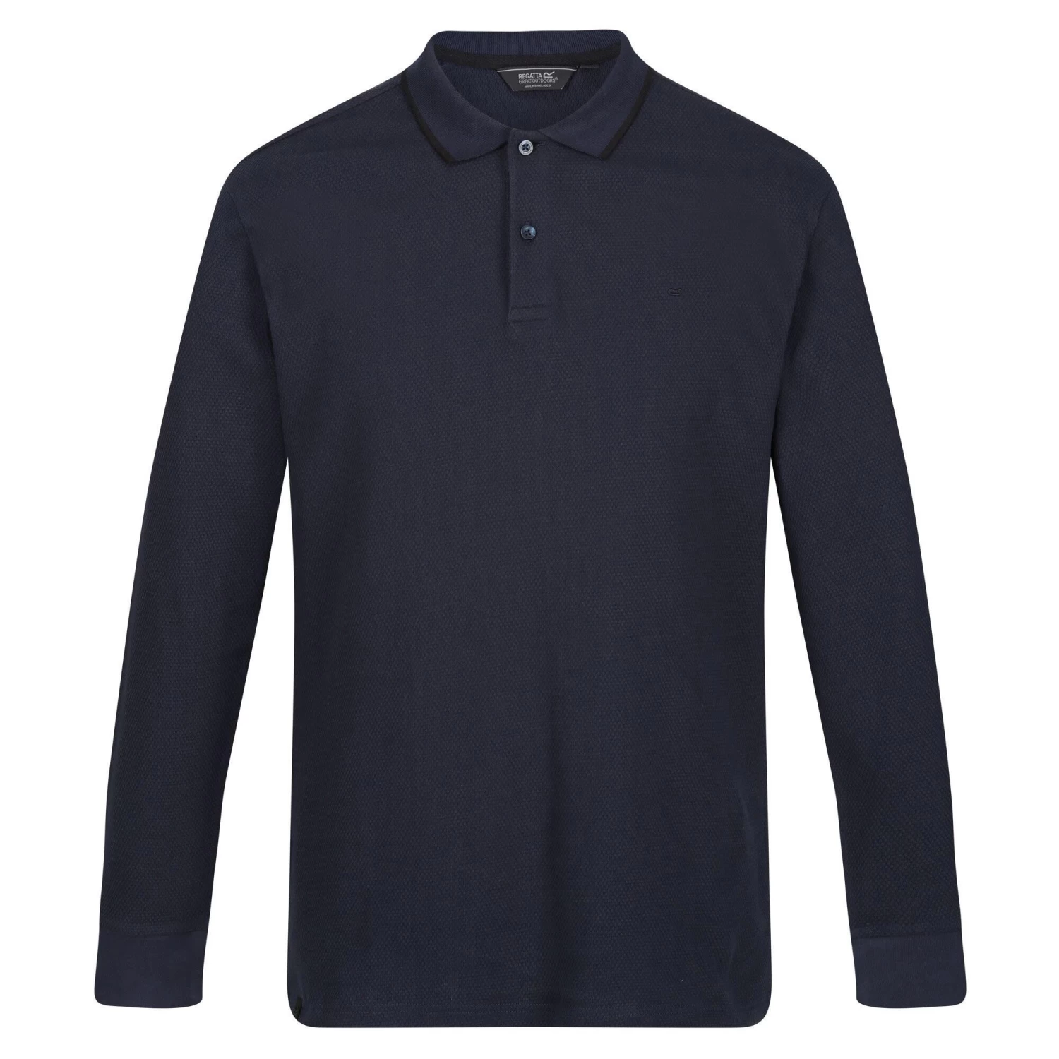 Regatta Mens Leaonzo LongSleeved Polo Shirt (Syrah Red) 5 Regatta Mens Leaonzo LongSleeved Polo Shirt (Syrah Red) - Image 5