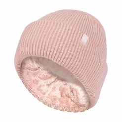Ladies Fleece Lined Ribbed Thermal Turnover Hat For Winter -Outdoor Equipment Store kc1d45bf4269902849c3df9427698697d