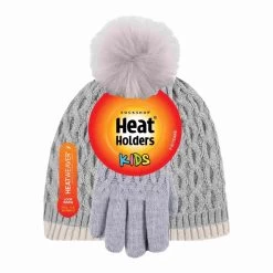 Girls Thermal Insulated Pom Pom Bobble Beanie Hat And Gloves -Outdoor Equipment Store kc2373d0746fec97c1f5bd130dc281a93