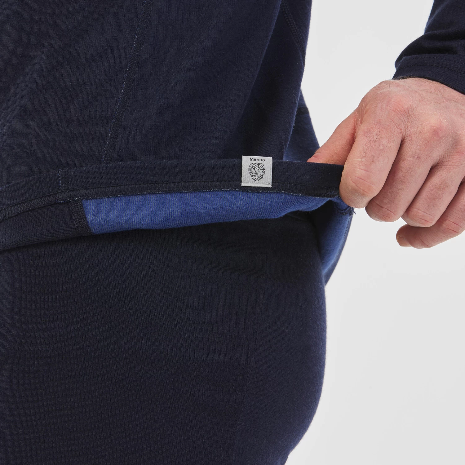 WEDZE Men's Ski Base Layer - BL 900 Wool High Neck 8 WEDZE Men's Ski Base Layer - BL 900 Wool High Neck - Image 8