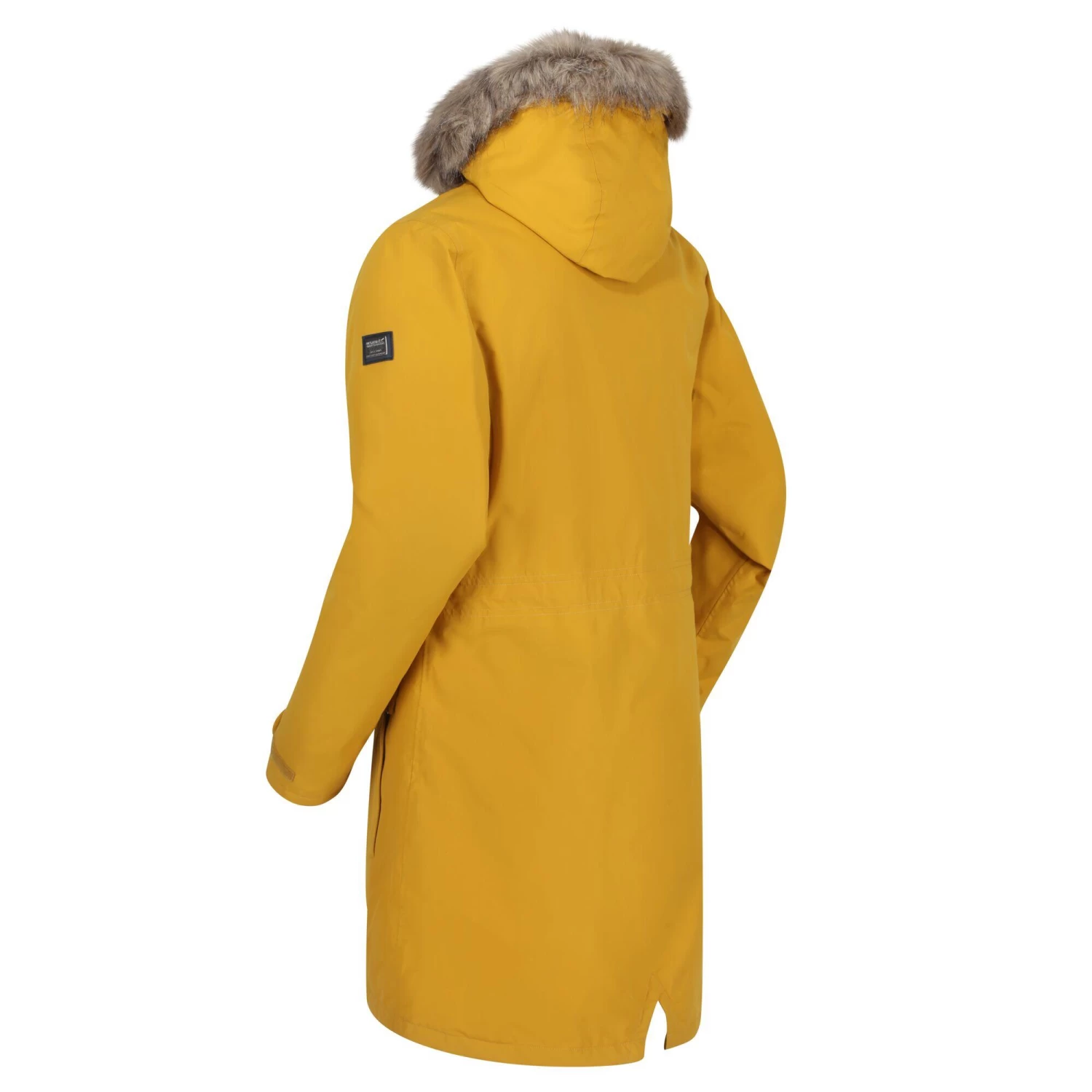 Regatta Womens/Ladies Serleena II Faux Fur Insulated Winter Parka (Mustard Seed) 2 Regatta Womens/Ladies Serleena II Faux Fur Insulated Winter Parka (Mustard Seed) - Image 2