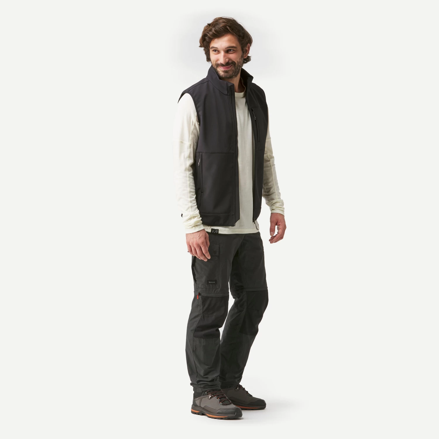 Men's Windproof Softshell Trekking Gilet 4 Men's Windproof Softshell Trekking Gilet - Image 4