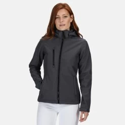 Regatta Womens/Ladies Venturer 3 Layer Membrane Soft Shell Jacket (French Blue/Navy) 35 Regatta Womens/Ladies Venturer 3 Layer Membrane Soft Shell Jacket (French Blue/Navy) -Outdoor Equipment Store kcd6617912e56f28d94201f4c3832e34d