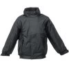 Regatta Kids/Childrens Waterproof Windproof Dover Jacket (Black/Ash)