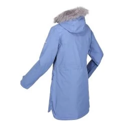 Regatta Womens/Ladies Sabinka Faux Fur Trim Parka (Slate Blue) -Outdoor Equipment Store kd58cced5a71ab904d607b3f62b35ca40