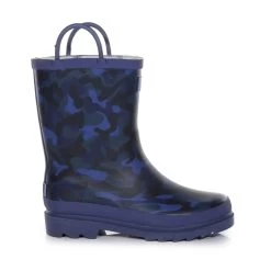 Regatta Childrens/Kids Minnow Camo Wellington Boots (Dark Denim) 7 Regatta Childrens/Kids Minnow Camo Wellington Boots (Dark Denim) -Outdoor Equipment Store kd7ab98ca09539d2d1308afa47025e284