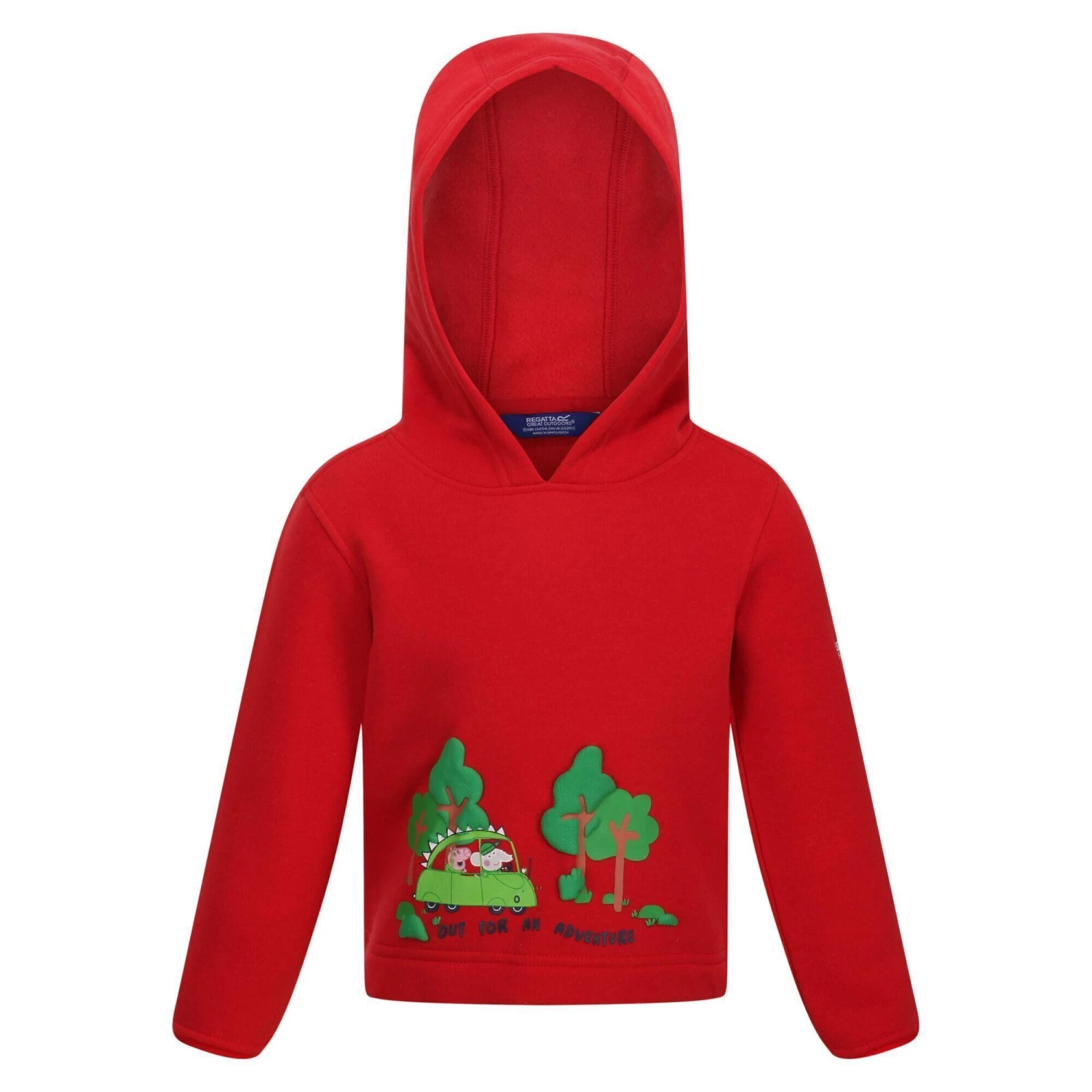 Regatta Childrens/Kids Peppa Pig Tree Hoodie (True Red) 1 Regatta Childrens/Kids Peppa Pig Tree Hoodie (True Red)