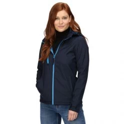 Regatta Womens/Ladies Venturer Hooded Soft Shell Jacket (Black) -Outdoor Equipment Store kdc3cc4a632d145f2a72472b360de3627