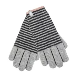 Ladies Striped Fleece Lined Knitted Warm Winter Thermal Gloves -Outdoor Equipment Store ke2da13744f30a759b5d27e878d78313f