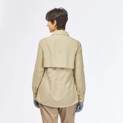 Women's Anti-UV Long-sleeved Desert Trekking Shirt DESERT 900 -Outdoor Equipment Store ke3079deba66701670d6a7321626b3a30