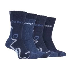 Jeep 4 Pairs Mens Anti Blister Thick Cushioned Luxury Boot Socks For Hiking -Outdoor Equipment Store ke3842b4f49b14834ad3ab34591b5299a