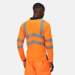 Regatta Mens HiVis Polo Shirt (Orange/Navy) 12 Regatta Mens HiVis Polo Shirt (Orange/Navy) -Outdoor Equipment Store ke3b9b6b4c505c25fcb1a9e11729cc21b