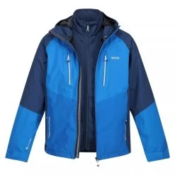 Regatta Mens Sacramento VIII Waterproof Jacket (Black/Dark Grey) -Outdoor Equipment Store kf701ba16779c443b070e54ad4b334569