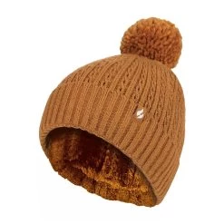 Ladies Winter Knitted Ribbed Thermal Cable Beanie Pom Pom Hat -Outdoor Equipment Store kf8ba844a43f073d2b17e900edbf36d00