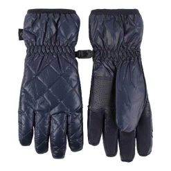 Womens Quilted Thermal Waterproof Wind Resistant Thermal Gloves For Winter