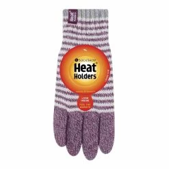 Ladies Striped Fleece Lined Knitted Warm Winter Thermal Gloves -Outdoor Equipment Store kfdbc9c45b04d9ef408719029a546300a
